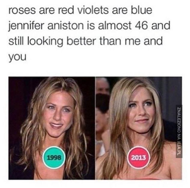 Wierszyk o Jennifer Aniston