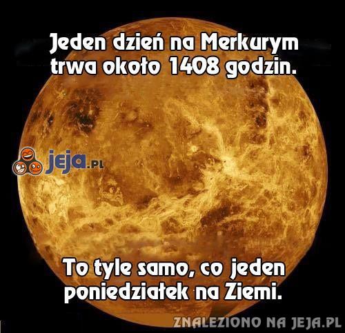 Na Merkurym to mają przesrane...
