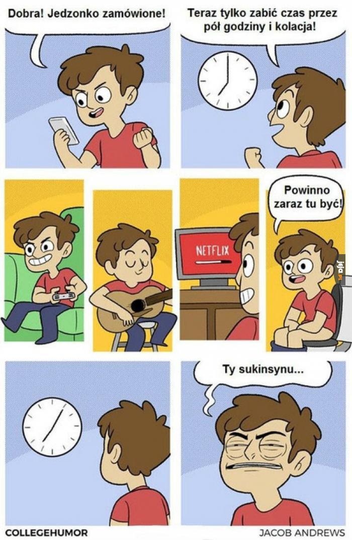 Czekając na jedzenie
