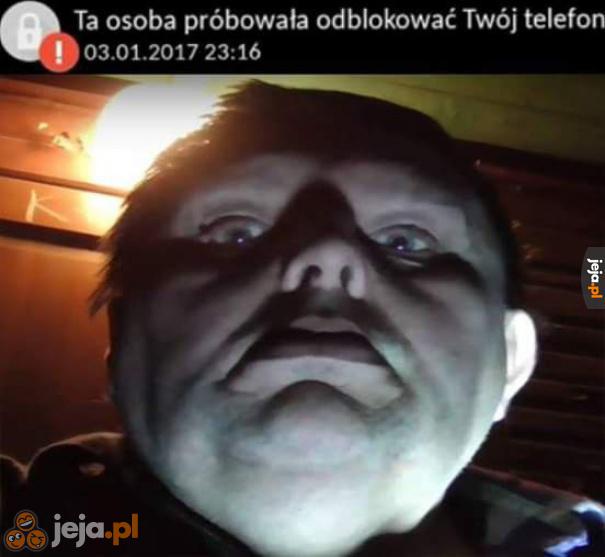 Od razu widać, że ma złe zamiary