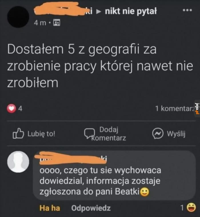 Co to za wychowawca co sprzedaje swoich uczniów