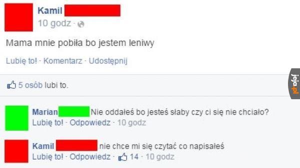Chyba mu się należało