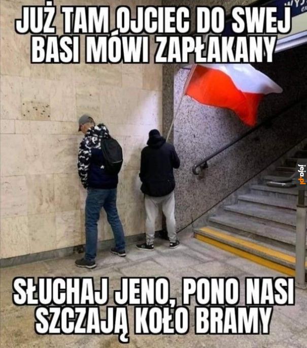 To już lepiej nasrać przed Białym Domem