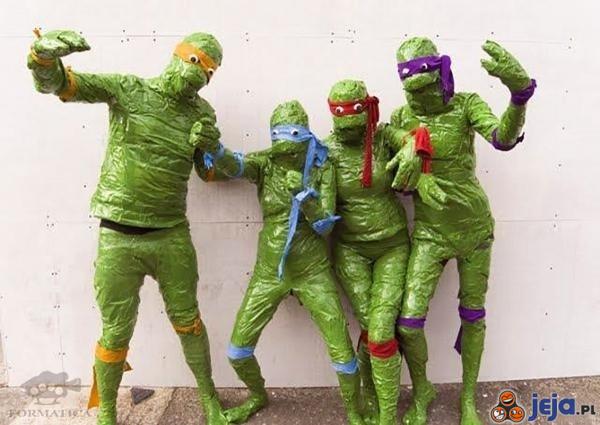 Budżetowy cosplay Żółwi Ninja
