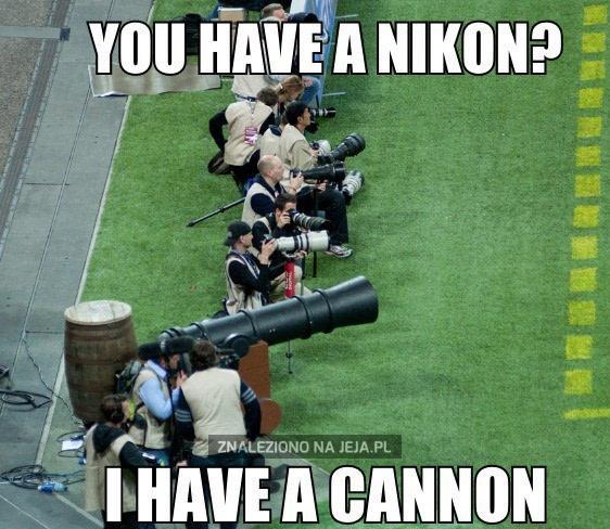 Masz Nikona? Och, jak słodko