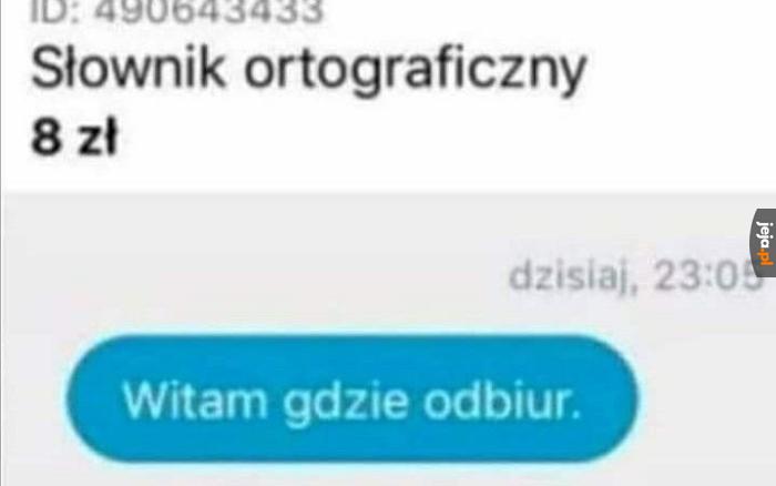Ale jak to nie odpisał
