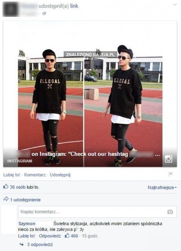 Typowo męska stylówka