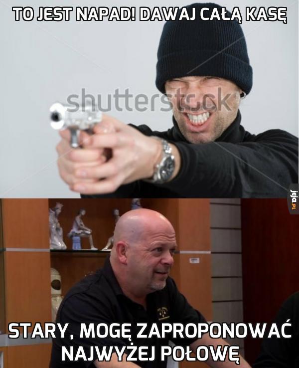 Źle trafił