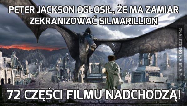 Peter Jackson ogłosił, że ma zamiar zekranizować Silmarillion