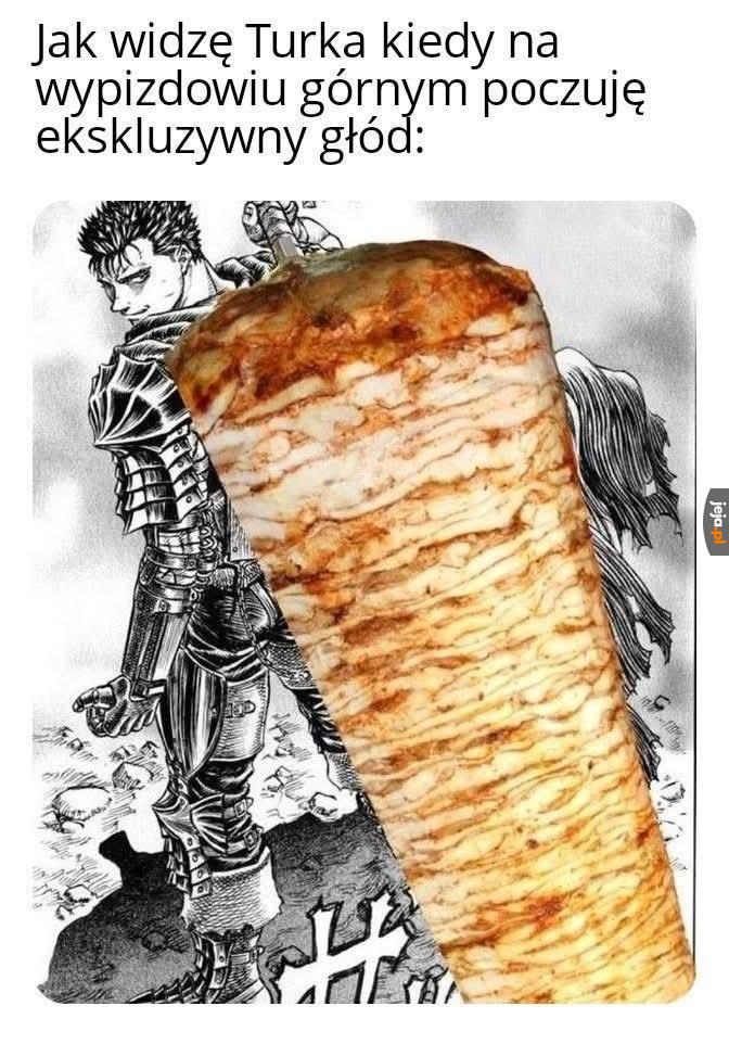 Goku z kebabem