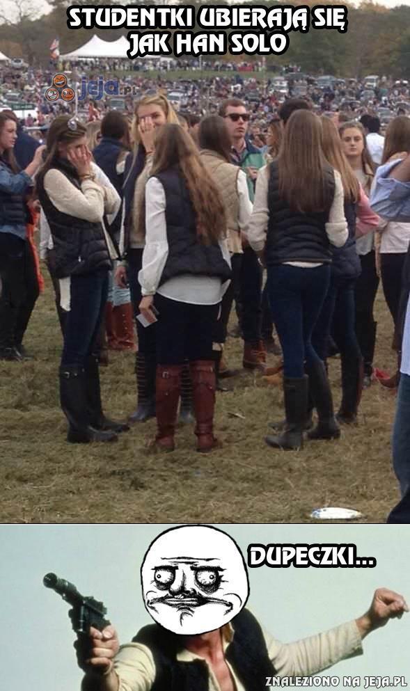 Studentki ubierają się jak Han Solo