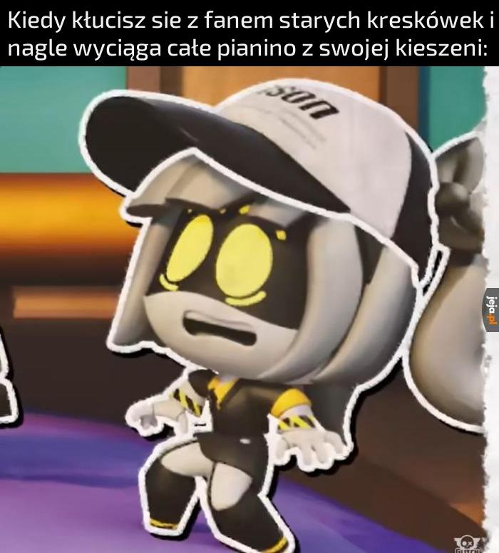 I nagle chmura dumu w której widać bójke