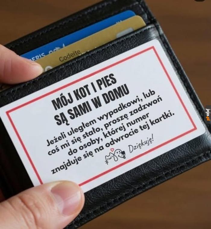 Warto nosić w portfelu