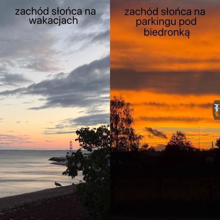 Zachód słońca