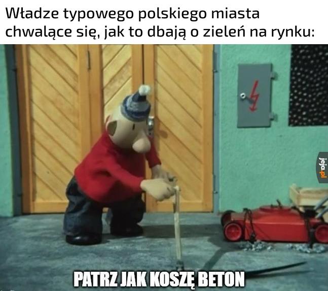 Wszędzie ta betonoza