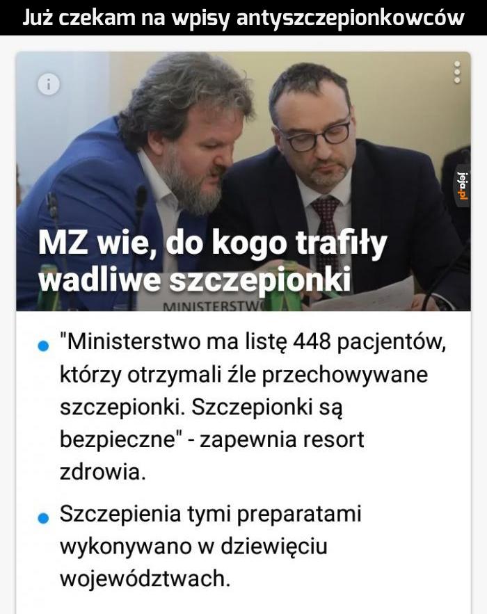 I znów szczepionki