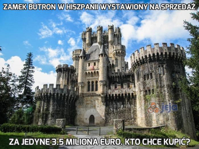 Zamek Butron w Hiszpanii wystawiony na sprzedaż