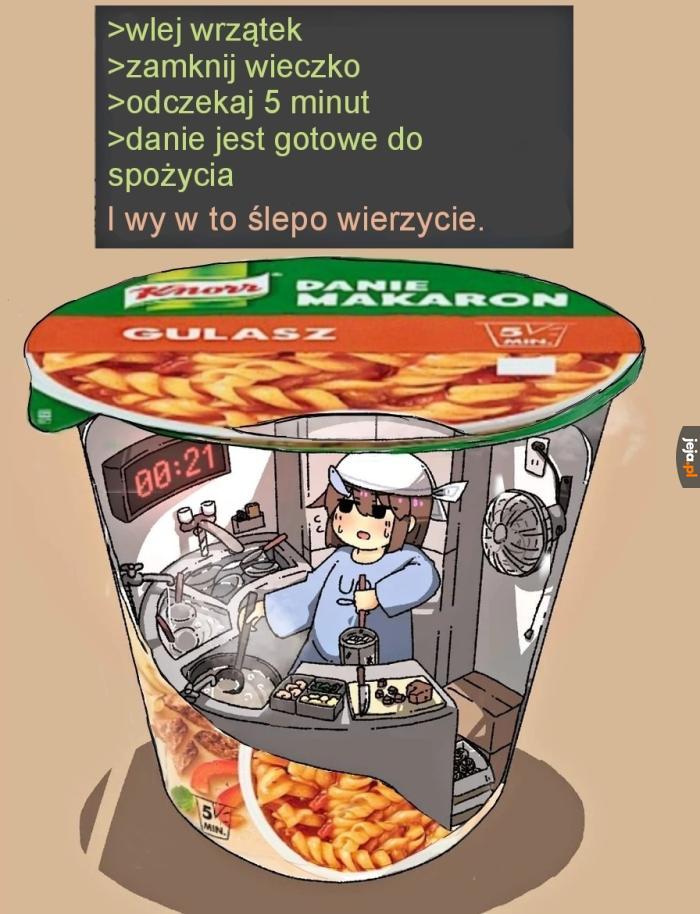 Pyszne danie, ale jakim kosztem