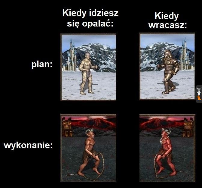 Przynajmniej nie jest już blady, to już coś