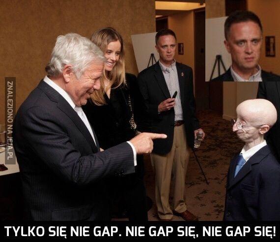 Tylko się nie gapić, no!