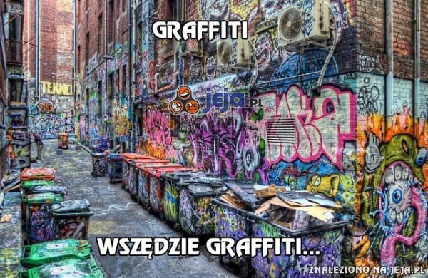 Graffiti, wszędzie graffiti...