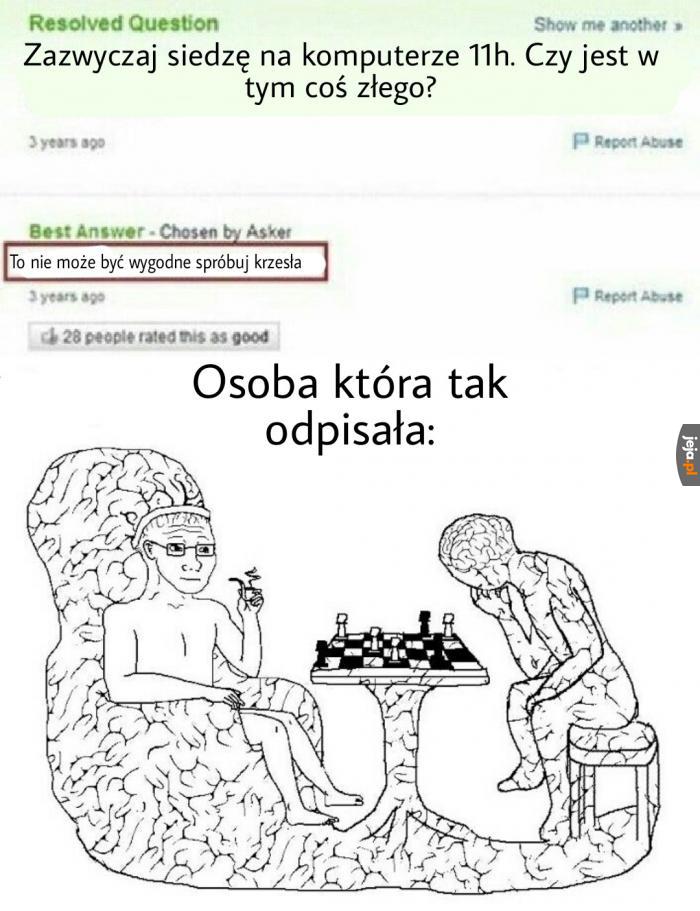 To duży mózg czas