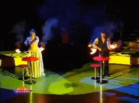 Cyrkowa sztuczka kotełów