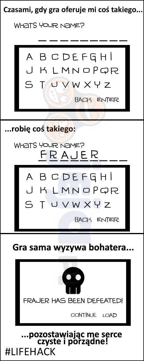 What's your name? FRAJER