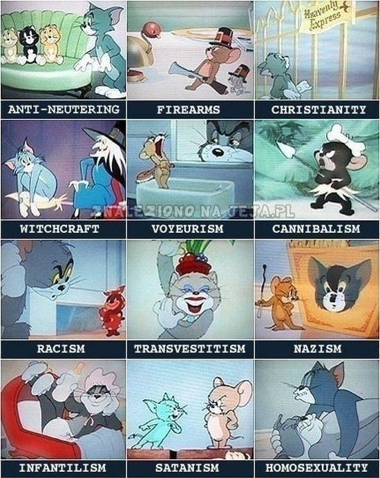 Tom & Jerry - niepoprawne wartości