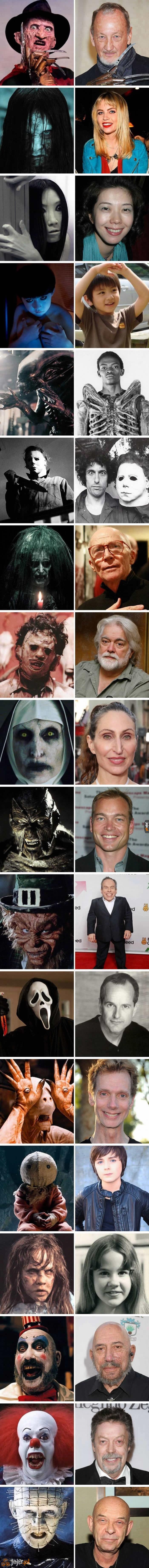 Aktorzy, którzy grali w znanych horrorach