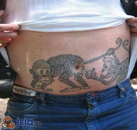Tatuaż z małpami