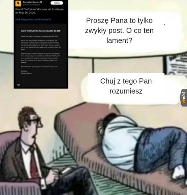 Czarne chmury nad nami Panowie...