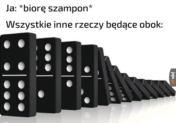 A potem trzeba sprzątać to wszystko z podłogi