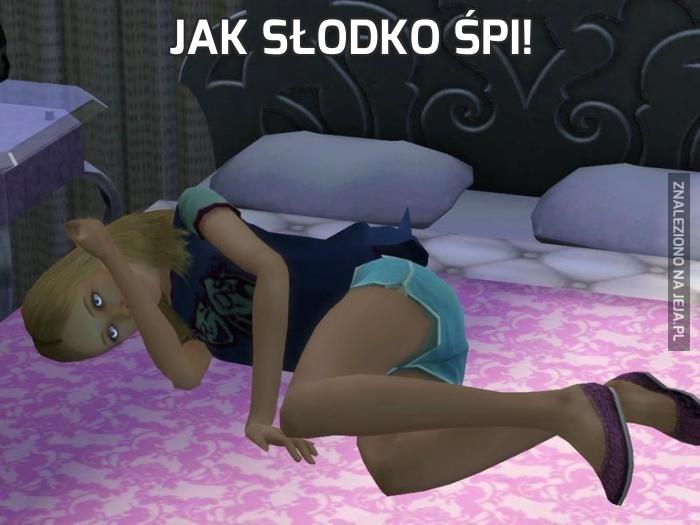 Jak słodko śpi!