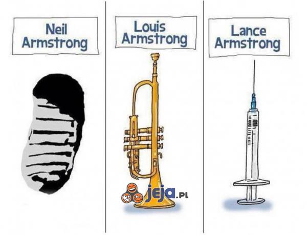Armstrong - który co zrobił