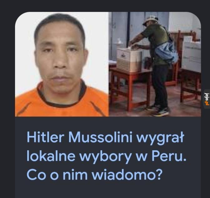 Najpierw Namibia, a teraz Peru. Coś się szykuje...