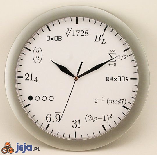 Zegar matematyka