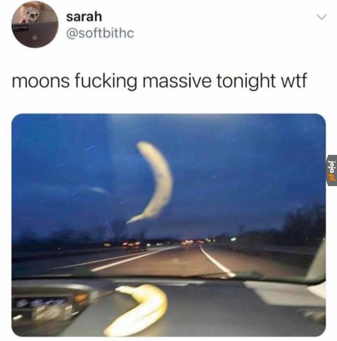 Ale wielki księżyc!