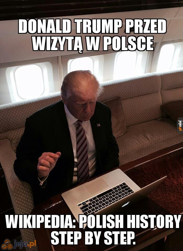 Trump przed wizytą w Polsce