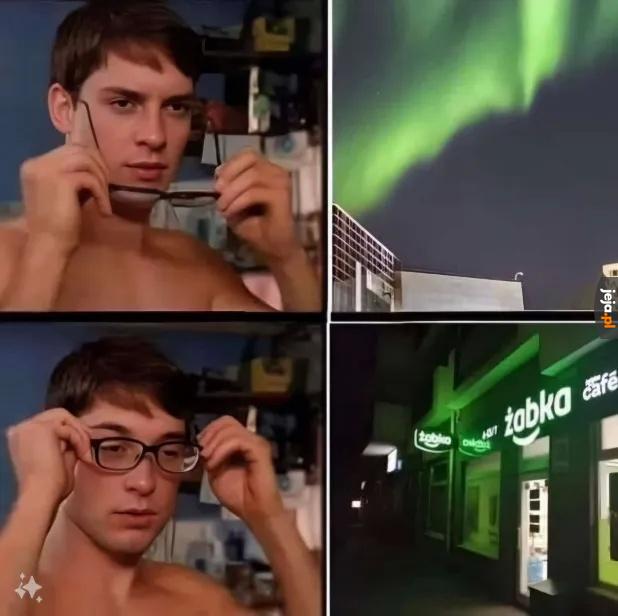 Zorza nad Polską?