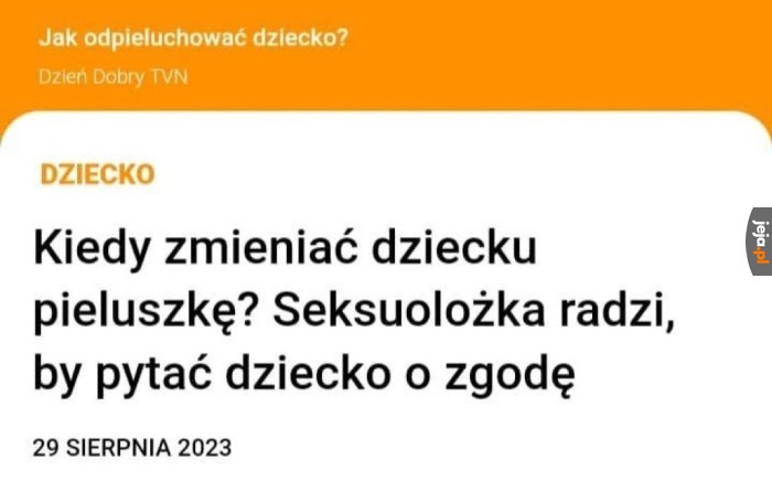 Ej, a "ŁEEEEEE" znaczy tak czy nie?
