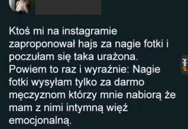 Wysyłam tylko byle komu