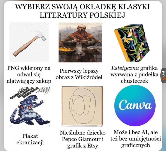 Okładki podręczników to stan umysłu