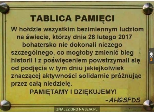 Liczy się pamięć