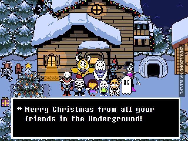 Wesołych Świąt życzy banda z Underground!