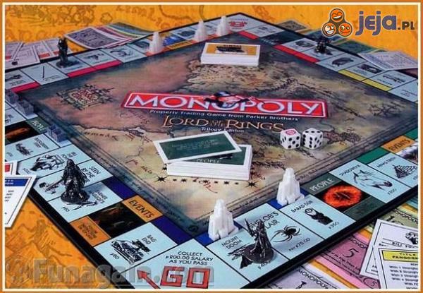 Monopoly w stylu Władcy Pierścieni