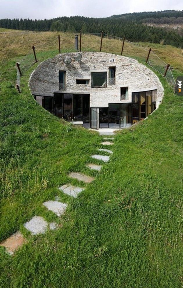 Podziemny dom w Szwajcarii
