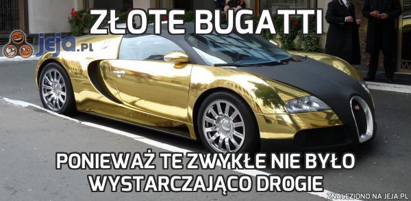 Złote Bugatti