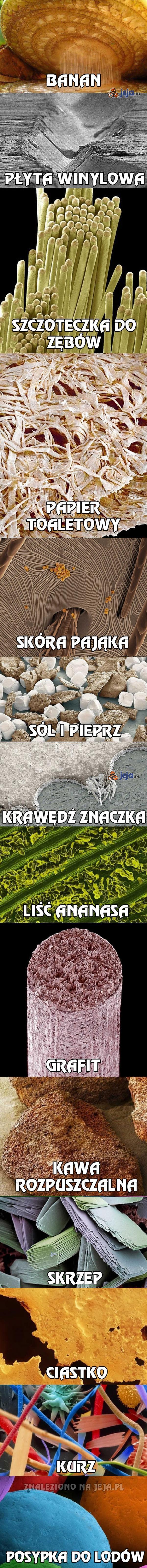 Zwykłe rzeczy w powiększeniu