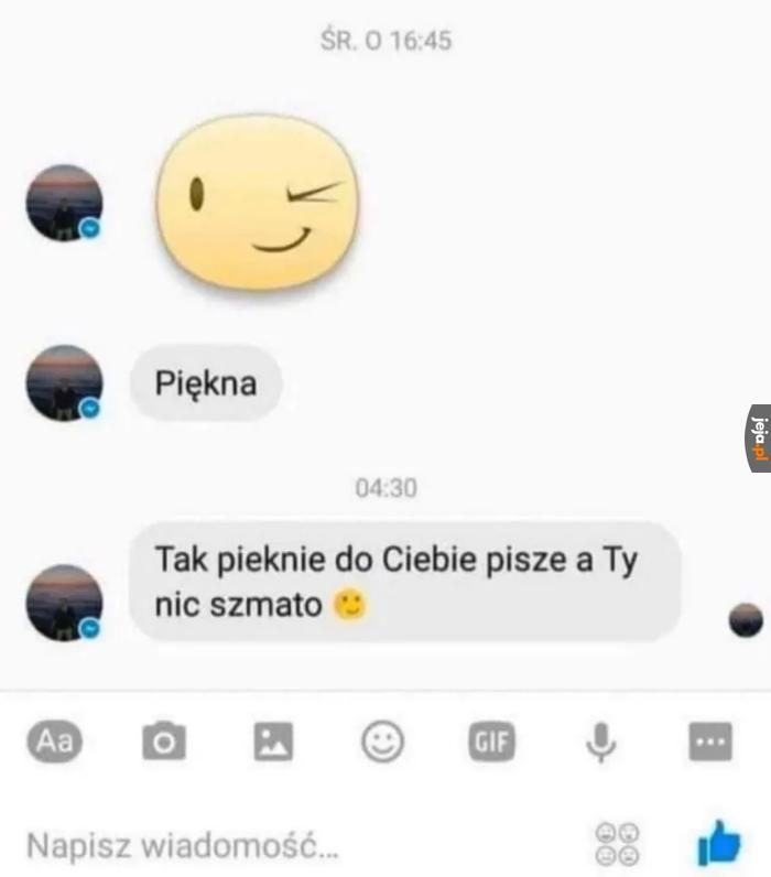 I dlatego go ghostuje